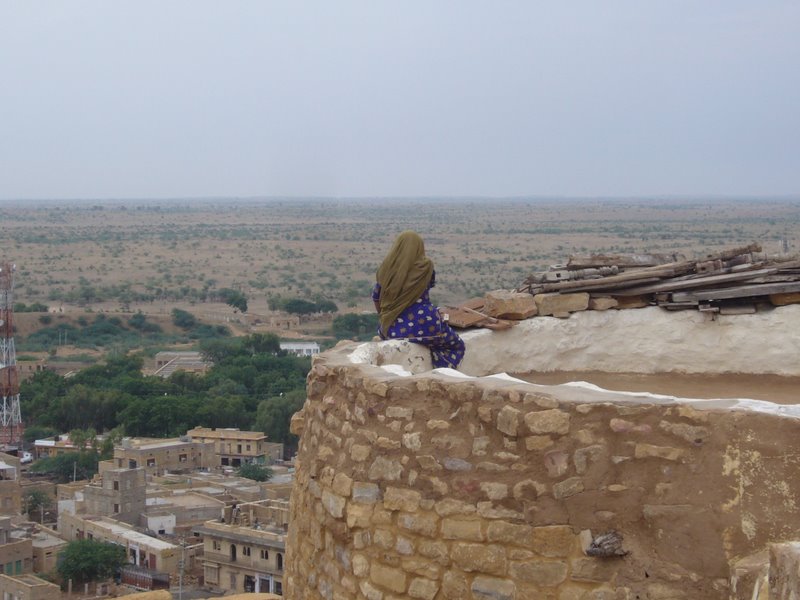 Travel - India - Rajasthan - Jaisalmer - The Red Fort - The Bastion Walls